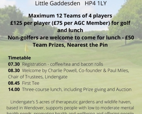 Lindengate charity golf day Lindengate charity golf day